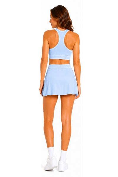 COURT SIDE SKORT SET- BLUE