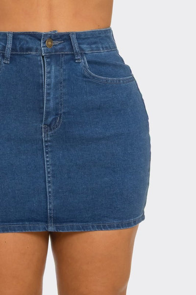 SIENNA DENIM MINI SKIRT
