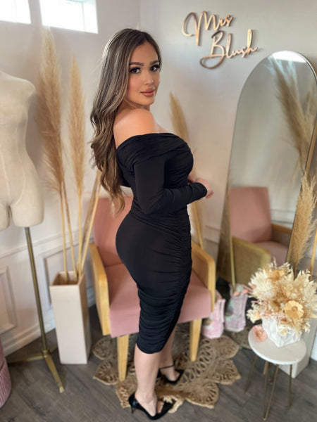 ELYNA MIDI DRESS