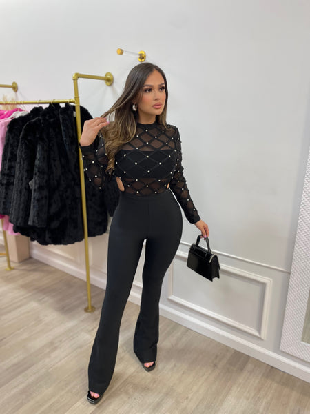 AMADI BANDAGE JUMPSUIT