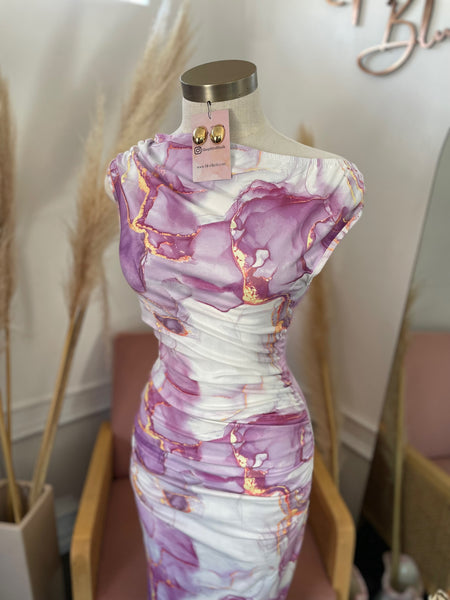 REMI DRESS- LAVENDER
