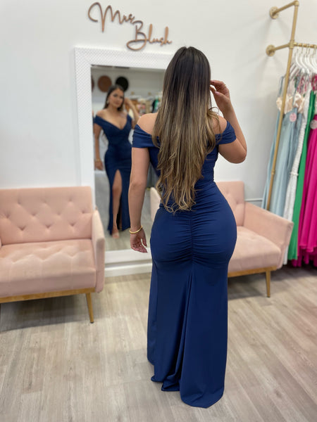 ANABELLA COUTURE DRESS- NAVY