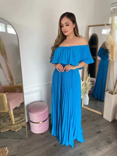 JASMINE RESORT DRESS- TURQUOISE