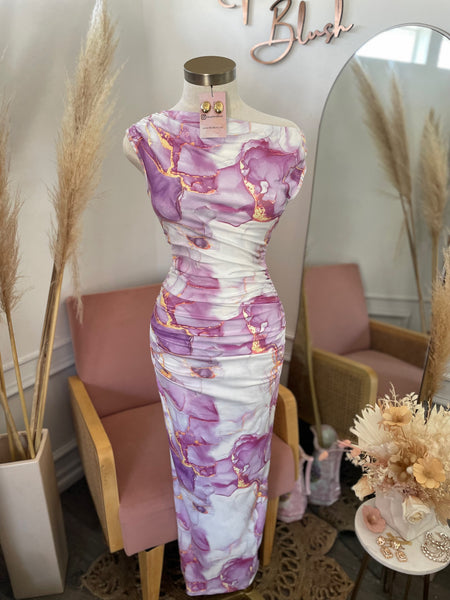 REMI DRESS- LAVENDER