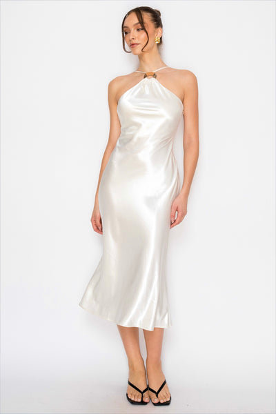 CAROLINE SATIN DRESS