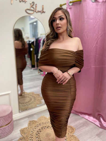 SIENNA MIDI- BROWN