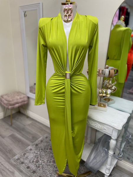 VALENTINA LUXE MIDI- KIWI