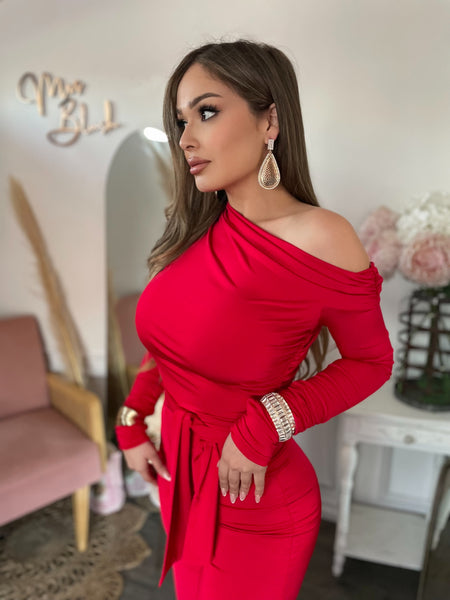 DANIELLE JUMPSUIT- RED
