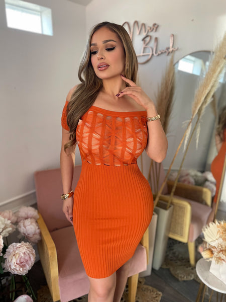 THE GINGER DRESS- PUMPKIN