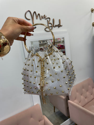 BREE CLEAR BAG- GOLD