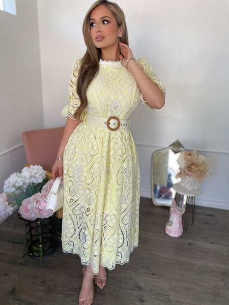 LILIAN LACE GARDEN DRESS