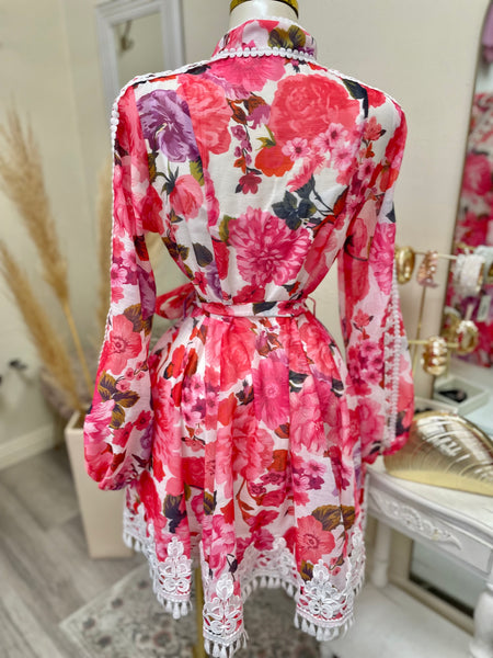 THE ALESSANDRA DRESS- PINK