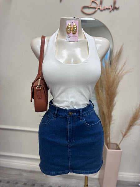 SIENNA DENIM MINI SKIRT