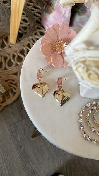 LOVER EARRINGS- PINK