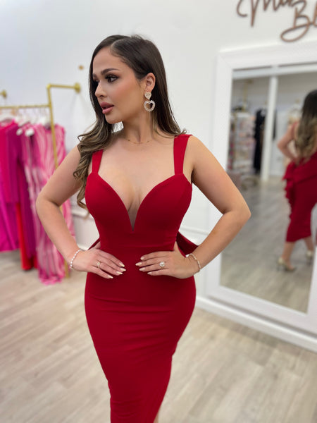 AMORE MIDI- RED