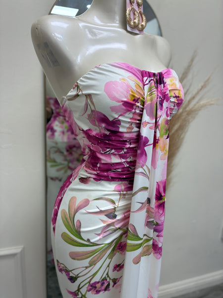 MAGENTA BLOOM DRESS