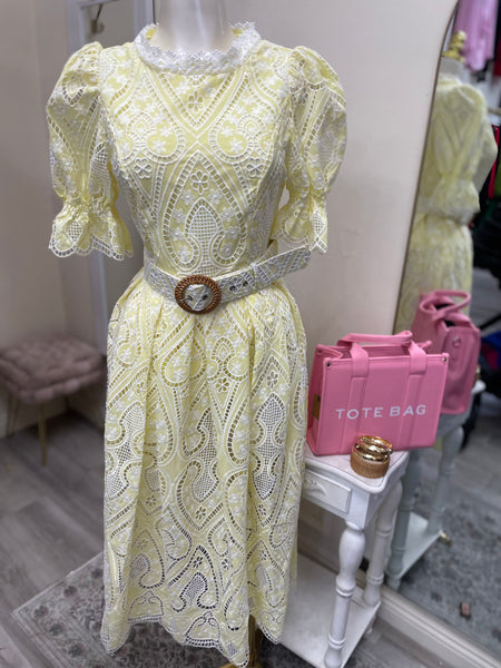 LILIAN LACE GARDEN DRESS