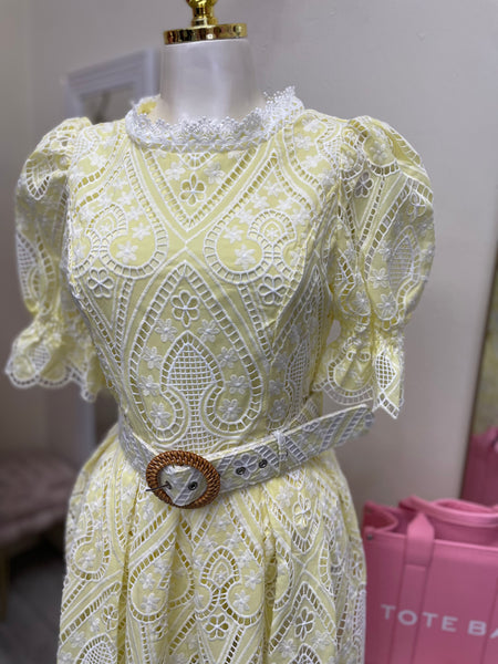 LILIAN LACE GARDEN DRESS