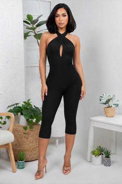 SUMMER NOIR CAPRI JUMPSUIT