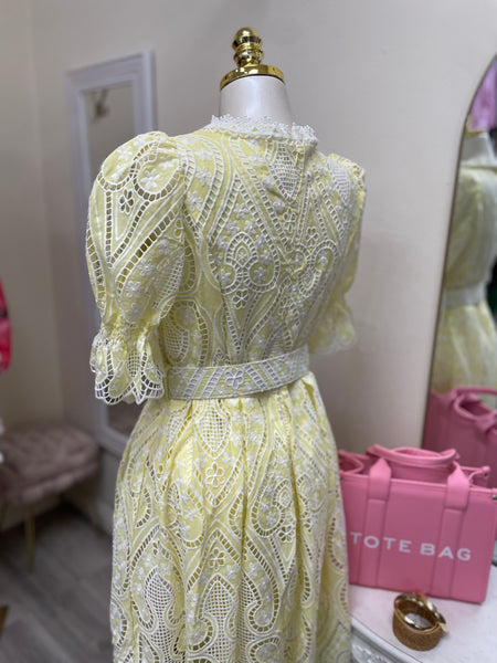 LILIAN LACE GARDEN DRESS