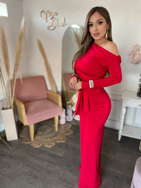 DANIELLE JUMPSUIT- RED