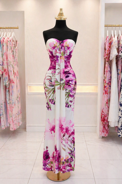 MAGENTA BLOOM DRESS