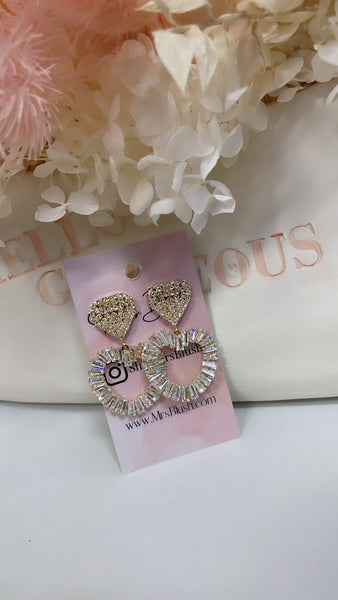 HEART BREAKER EARRINGS- GOLD