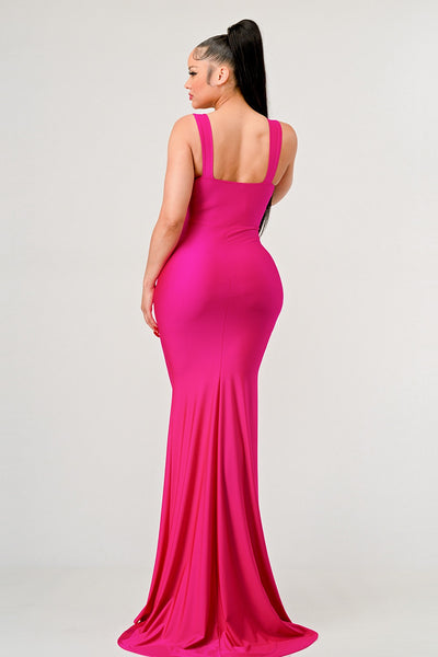 FAVI COUTURE DRESS- FUCHSIA