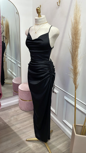 NICHOLE SATIN MAXI