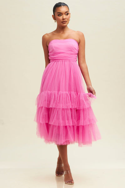 ISABELA COCKTAIL DRESS- LIGHT PINK