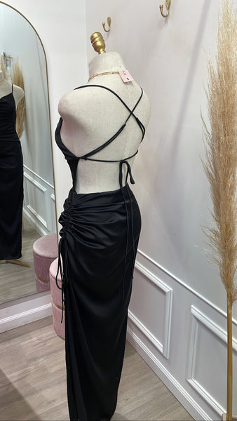 NICHOLE SATIN MAXI