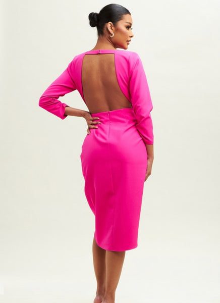 VALERIE OPEN BACK MIDI