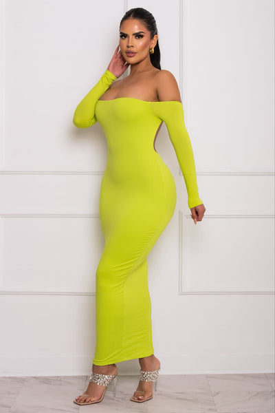 VIVI LOW BACK MIDI- KIWI