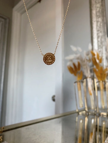 'BRAVE' 18k gold dipped