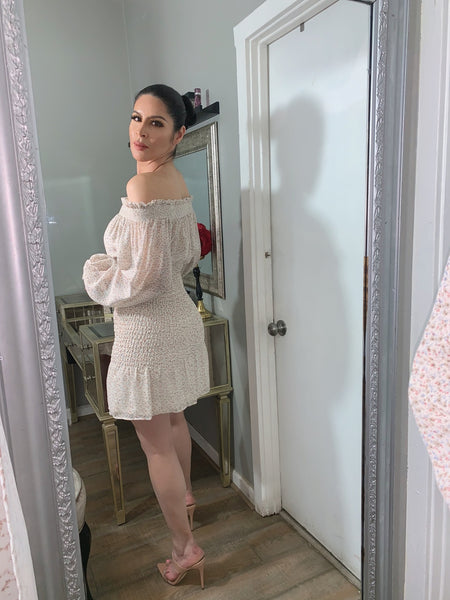 'PENELOPE' Smocked Floral Dress