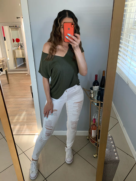 HAILEY SLOUCH TOP