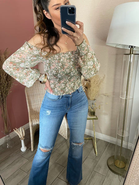 BRENDA FLORAL TOP