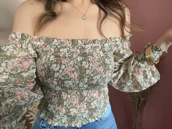BRENDA FLORAL TOP