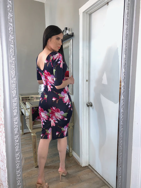 'LISA' Floral Midi