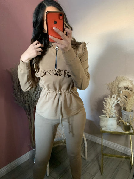 CRISSY TRACKSUIT- TAN