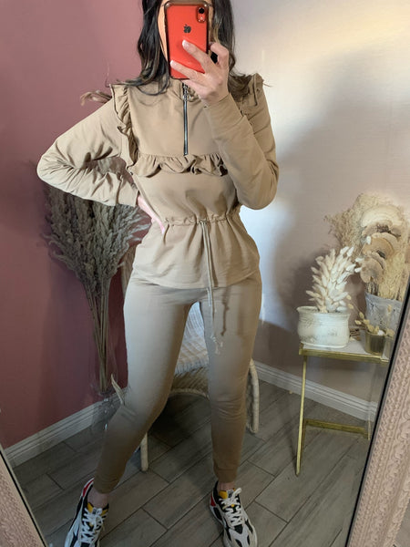 CRISSY TRACKSUIT- TAN