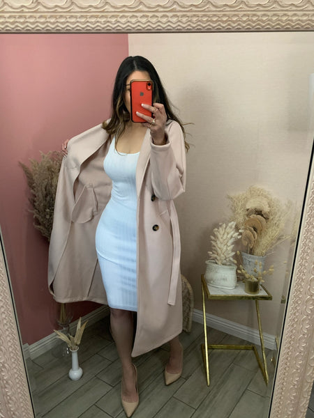 DANIELLE COAT- NUDE