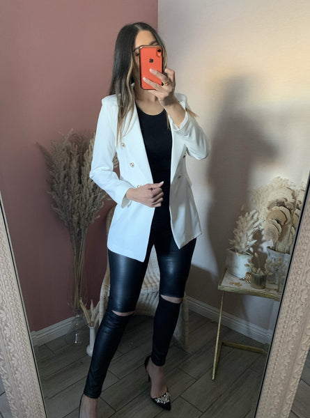 MADISON BLAZER REVAMPED- SNOW