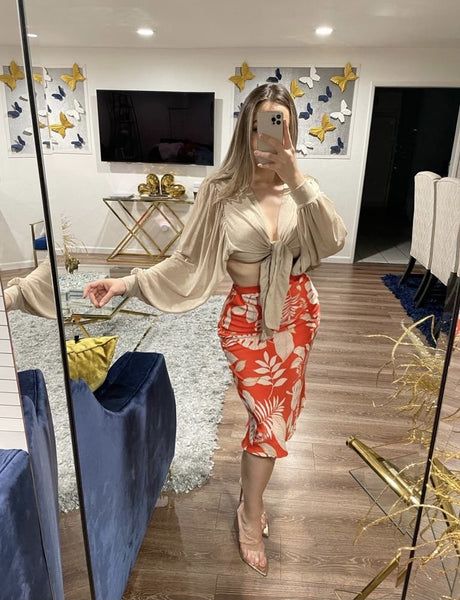 BEAUTY ICON MIDI SKIRT