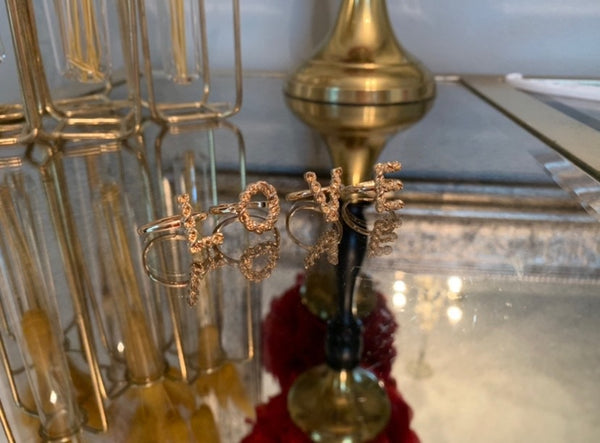 'LOVE' RING SET
