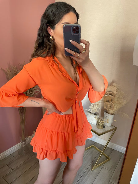 DESIREE ROMPER (ORANGE)