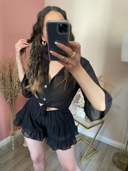 DESIREE ROMPER (BLACK)