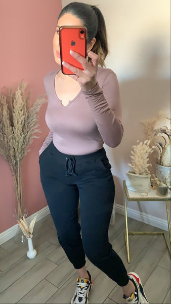 BAILEY BODYSUIT- LATTE