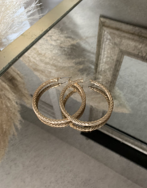 'MARIAH' HOOP EARRINGS
