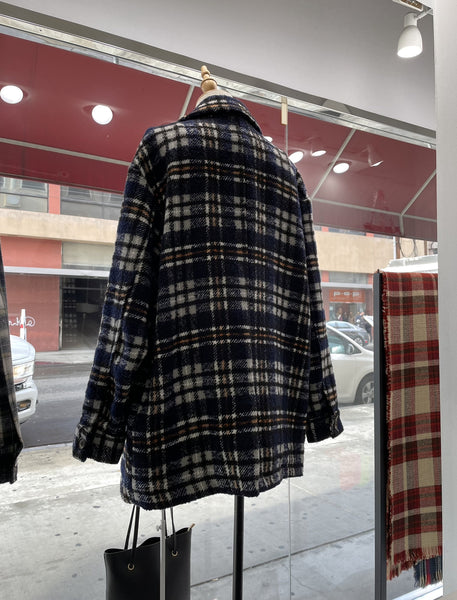 JOSS PLAID COAT JACKET